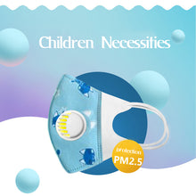 Load image into Gallery viewer, 2PCS PM2.5 Boy Girl Cotton Kid Smoke Valved Mask