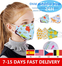 Load image into Gallery viewer, Fashion Cartoon Children PM2.5 Mouth Mask