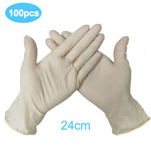 Load image into Gallery viewer, 100PCS Black Disposable Gloves Latex Dishwashing Kitchen Work