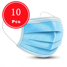 Load image into Gallery viewer, 10/50/100 pcs Anti-Pollution Disposable Protective Face Mask 3 Layer Non