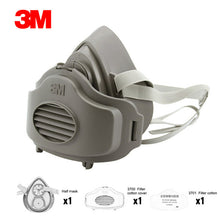 Load image into Gallery viewer, 3M 3200 Masks 3701CN Filter cotton Half Face Dust
