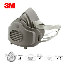 Load image into Gallery viewer, 3M 3200 Masks 3701CN Filter cotton Half Face Dust
