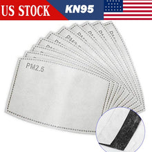 Load image into Gallery viewer, 40 PCs Breathable PM2.5 Filter Paper Anti Haze Mouth Mask
