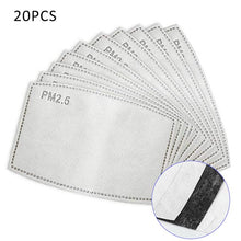 Load image into Gallery viewer, 40 PCs Breathable PM2.5 Filter Paper Anti Haze Mouth Mask
