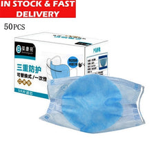 Load image into Gallery viewer, 50pcs Face Mask 3 Layer
