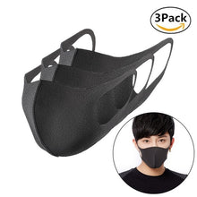 Load image into Gallery viewer, Anti Flu Windproof Mouth Mask 3D Fashion Black Color
