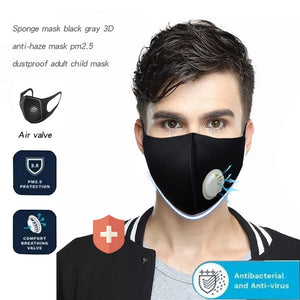 1Pcs Respiratory Valved Anti Dust Mouth Mask