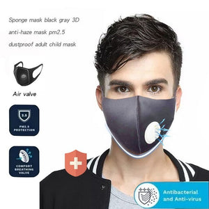 1Pcs Respiratory Valved Anti Dust Mouth Mask