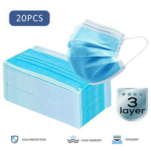 Load image into Gallery viewer, 50pcs Face Masks 3 Layer In Stock Mouth Mask
