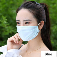 Load image into Gallery viewer, 10PCS Summer Thin Recycling Sunscreen Ice Silk Mouth Mask
