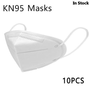 Fast Ship 10pcs Mouth Face KN95 Mask 95% Filtration Non