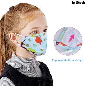 Kids Cartoon Mouth Mask Printing Dustproof Breathable PM2.5 Face Mask