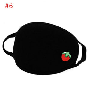 Simple Cotton Mask Simple Masque Unisex Black