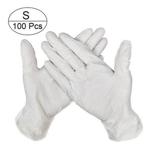 100pcs Disposable Gloves Latex Universal Kitchen/garden