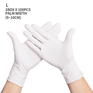 100pcs Disposable Gloves Latex Universal Kitchen/garden