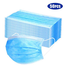 Load image into Gallery viewer, 50pcs/Pack Disposable Protective Face Mask Non
