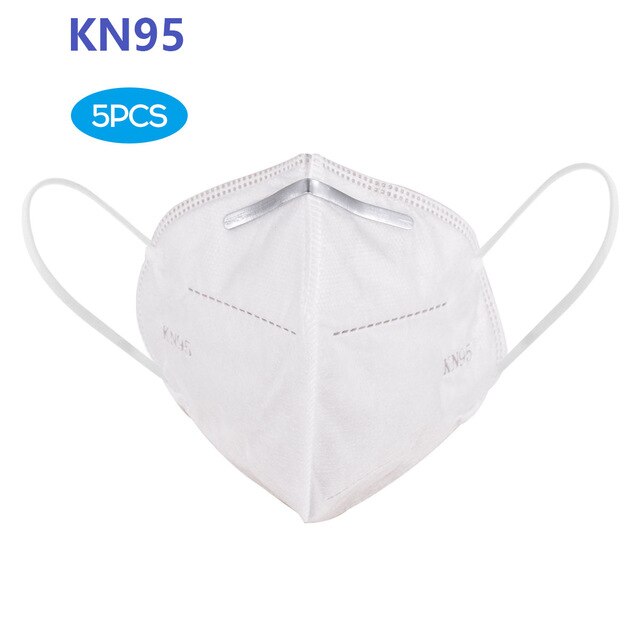 5pcs KN95 Mask Disposable Face Mask